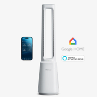 OmniAir 41-inch Premium Bladeless Tower Fan and Air Purifier
