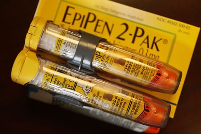EpiPen injectors created by Mylan