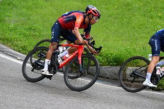 Egan Bernal during the 2023 Tour de Romandie