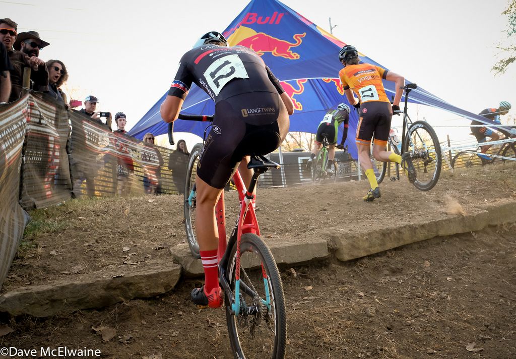 Cody Kaiser (Lange Twins-Specialized) had no problems riding the limestone stairs