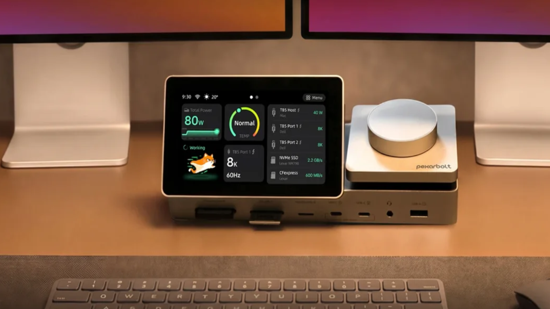 Lexar PexarBolt Ultra TBT5 Dock