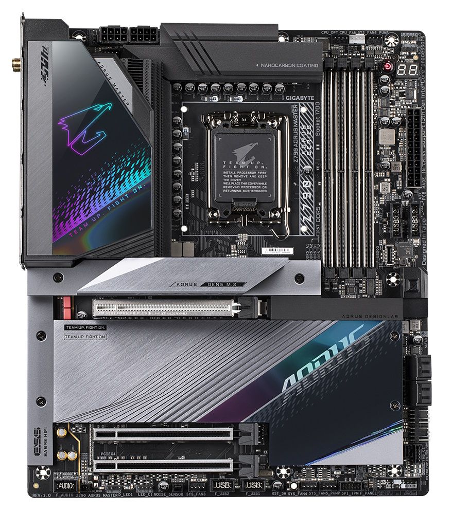 マザーボード Z790 AORUS MASTER X Gigabyte Z790 Aorus Master X Review: Native 14th Gen Support, Wi