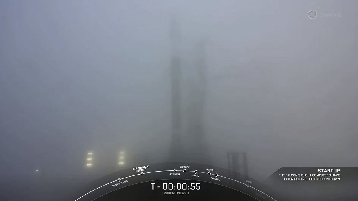 SpaceX aborted a Falcon 9 launch for OneWeb, Iridium.  We will try again May 20th.