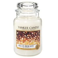 Yankee Classic Large All Is Bright - Now £16.66 Was £24.99 | Boots The bright citrus smells of the All Is Bright Large Jar float over a warm musk base. The huge house warmer Jar Candles are convenient and simple to use, and they deliver hours of true-to-life scent bliss.