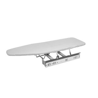 Rev-A-Shelf Pull Out Adjustable Folding Retractable Ironing Board w/Ball-Bearing Slide for Bathroom