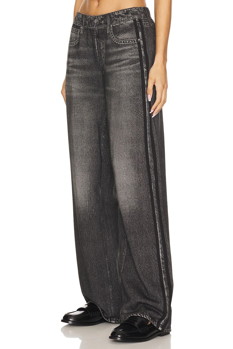 Miramar Wide Leg Track Jeans