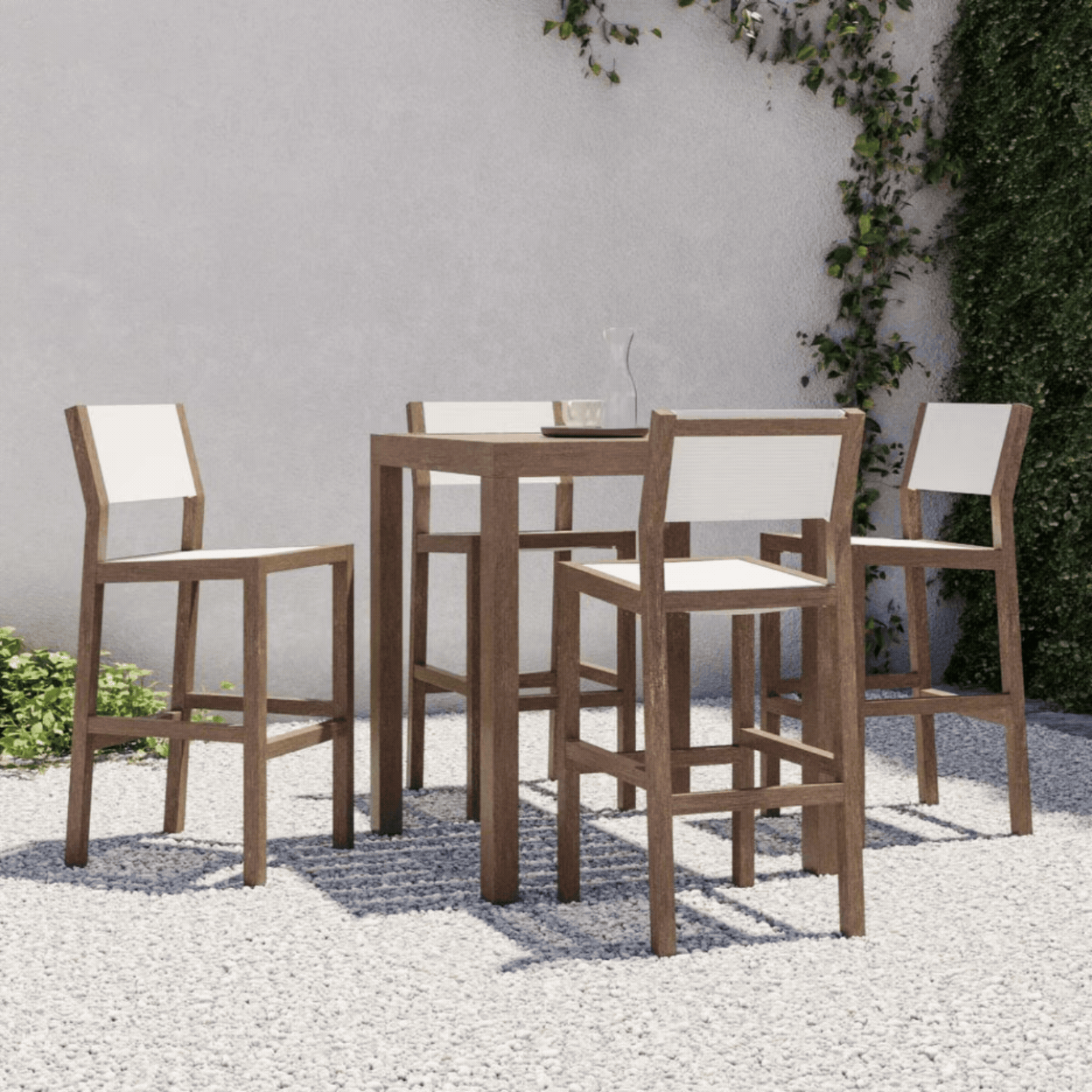 West Elm Portside Garden Bar Table gif.