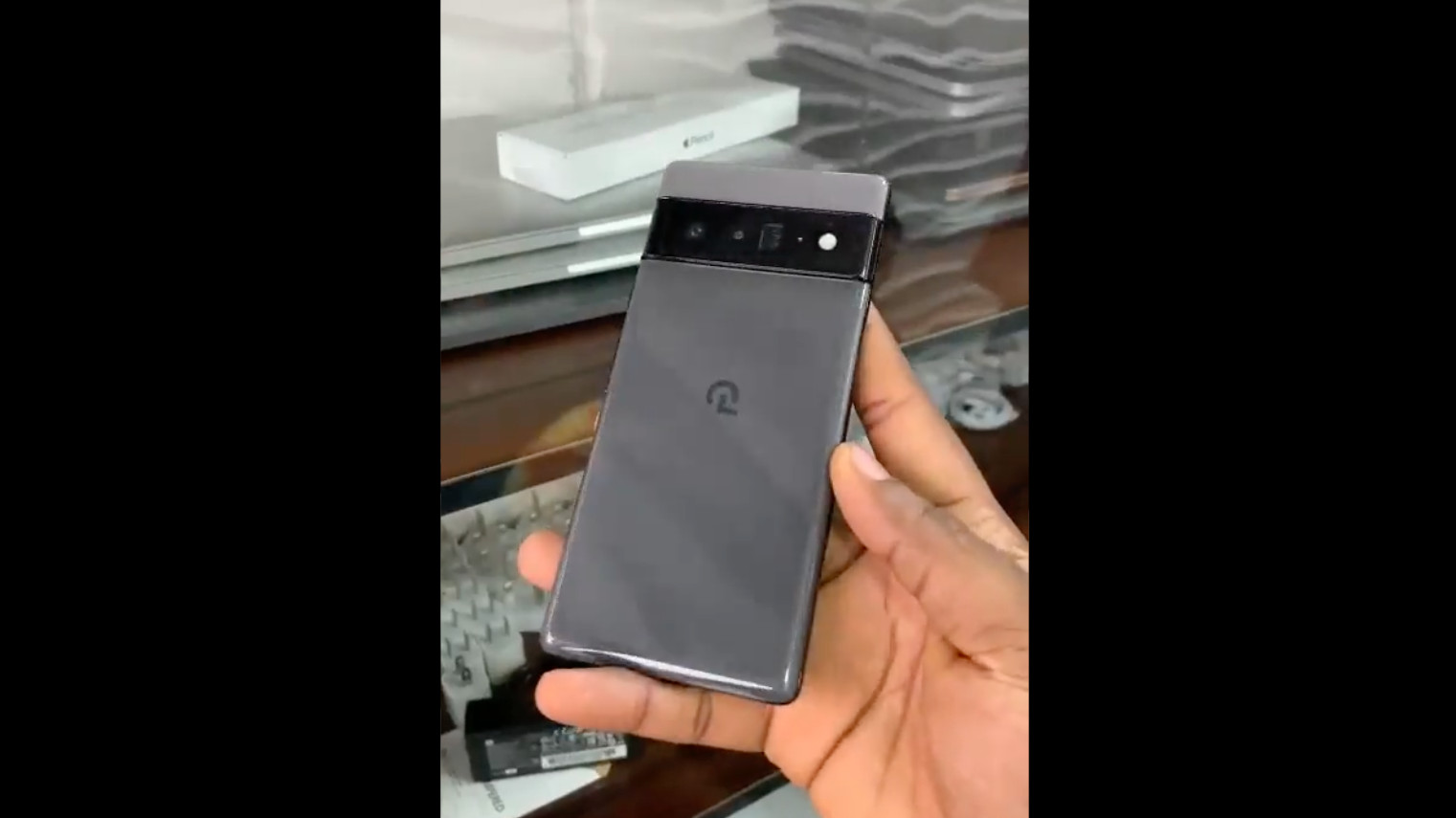 Google Pixel 6 Pro in user's hand