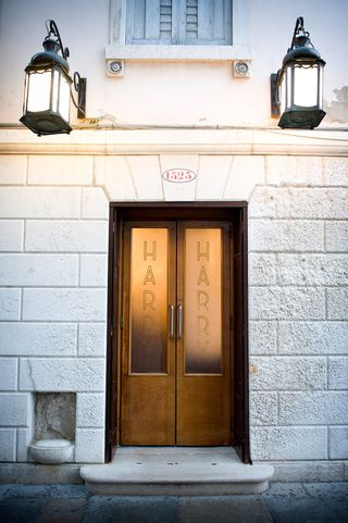 Entrance to Harry's Bar, Venice, Italy