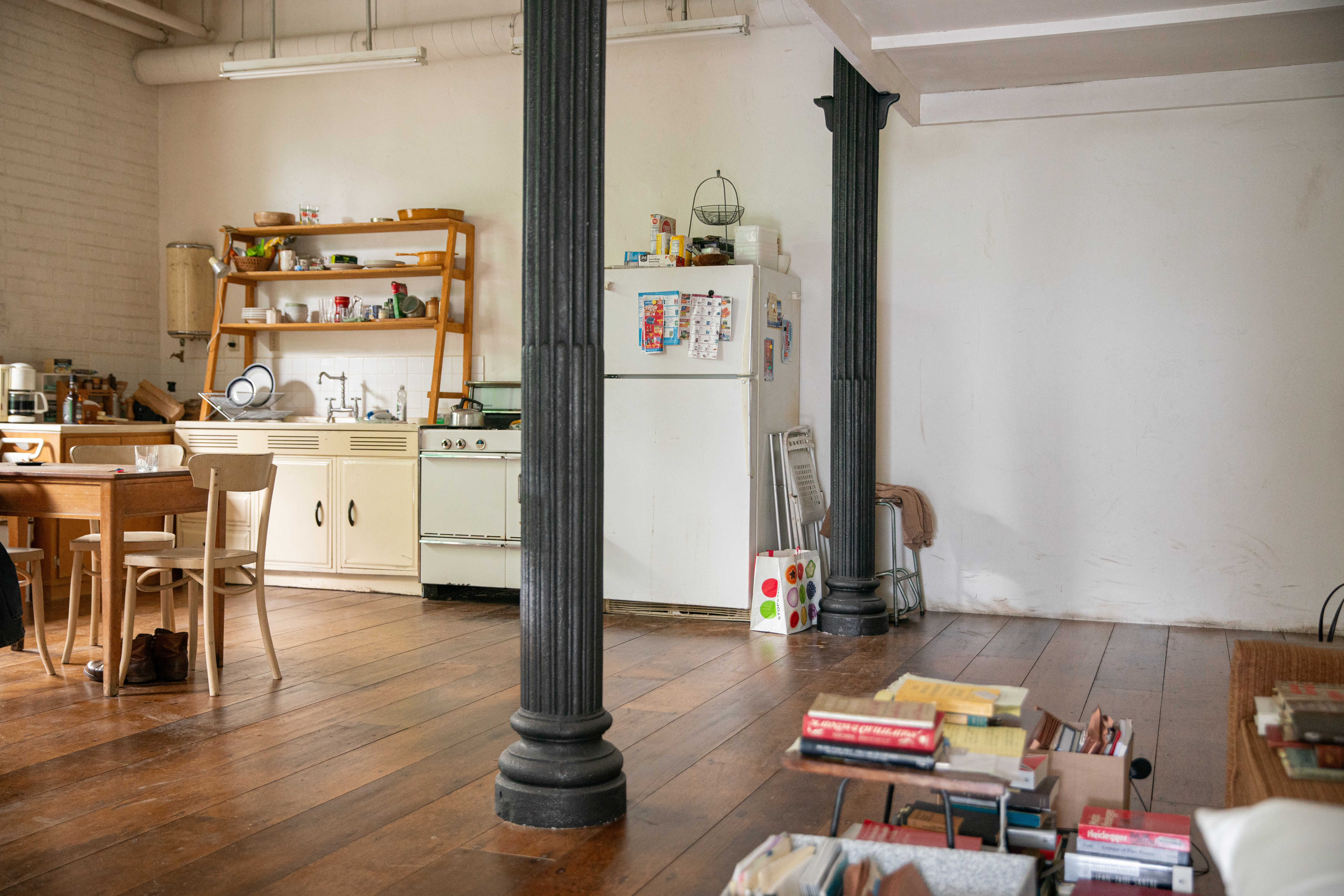Film set for After the Hunt, a film by Luca Guadagnino