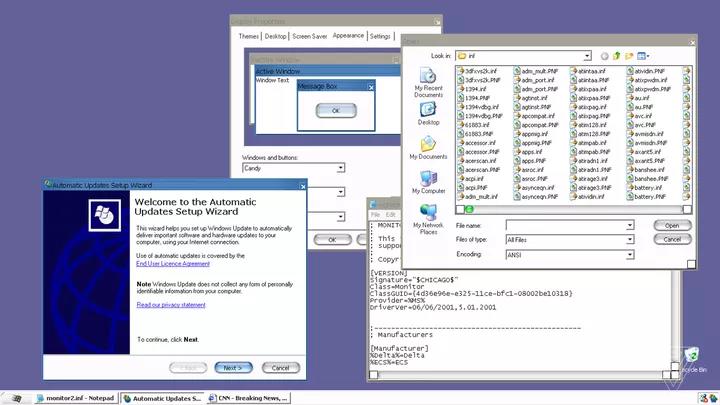 Apple Aqua Windows Xp