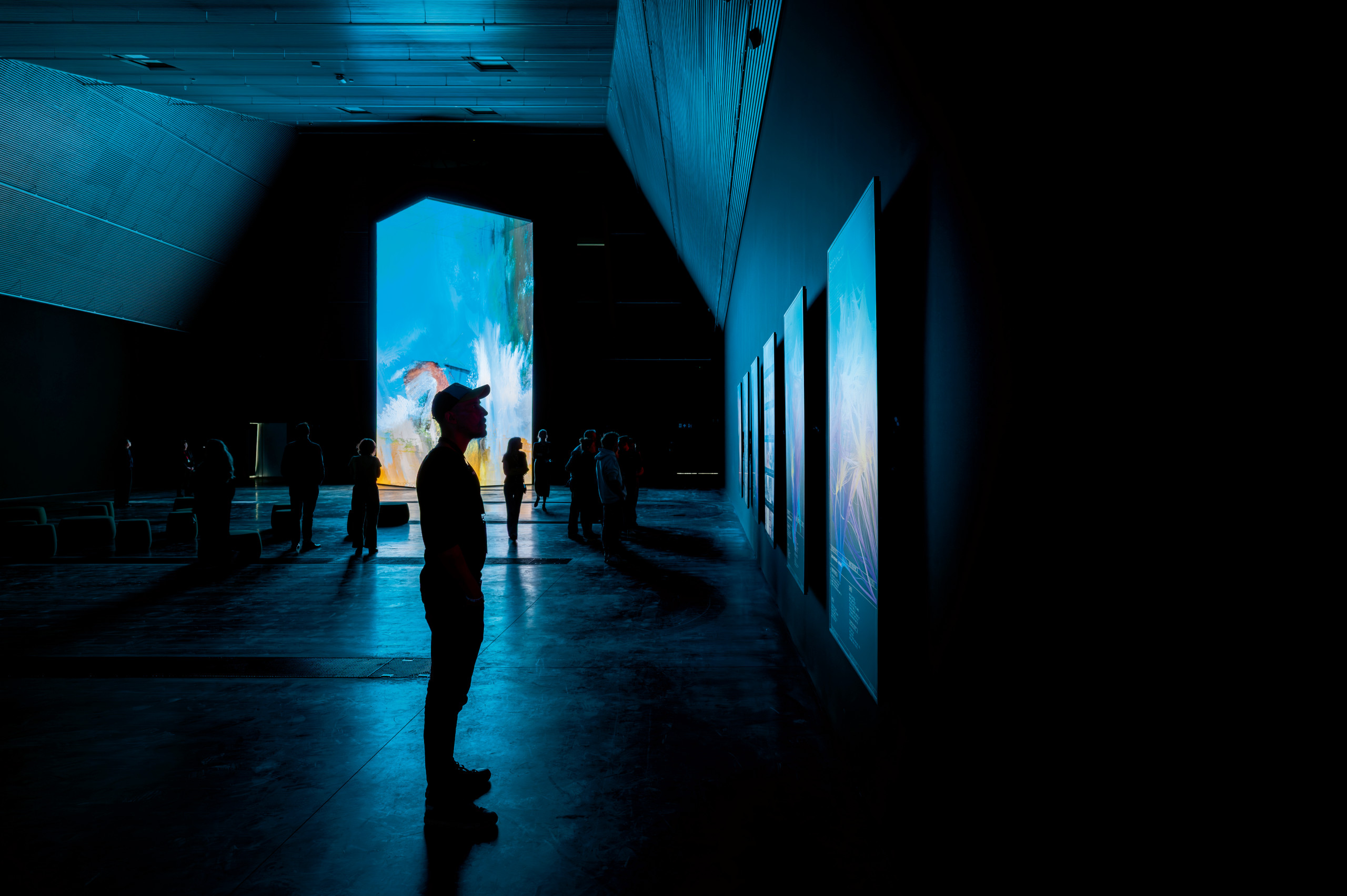 Latent City, Anadol's installation in Bruges