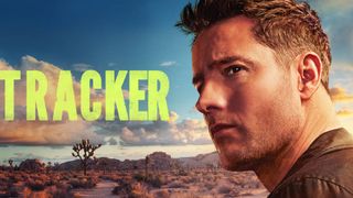 Tracker paramount plus show art featuring Justin Hartley