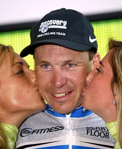 Max van Heeswijk (Discovery Channel) on the podium