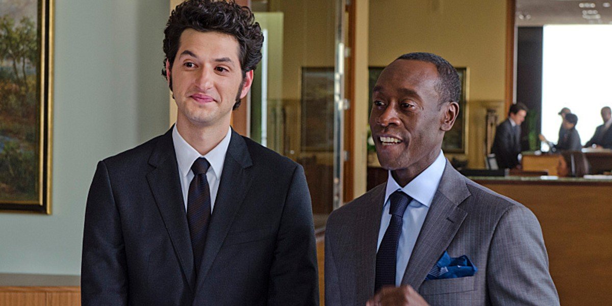 Ben Schwartz and Don Cheadle in House of Lies