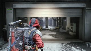 Arc Raiders Last Entry: A player looking at Seed Vault as the large door opens.