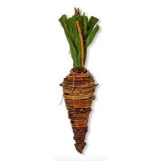 wooden easter carrots