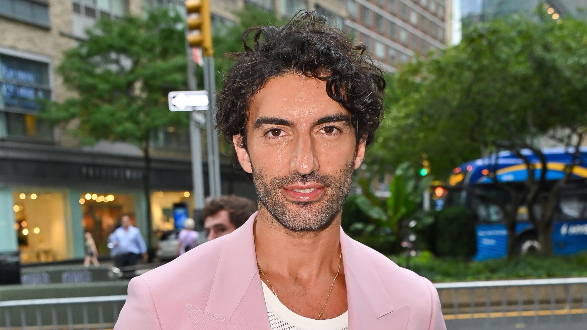 Justin Baldoni at the 'It Ends With Us' premiere
