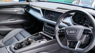 Audi e-tron GT front seat interior