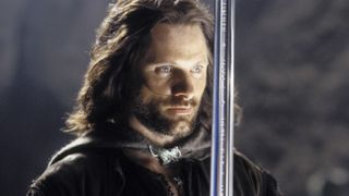 A still of Viggo Mortensen as Aragorn in Lord of the Rings: Return of the King.