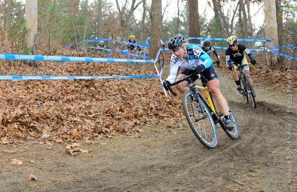 Van Gilder pushes through a descent