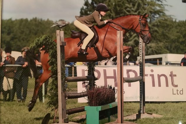 My sister Susie and her pony Noble Sir Prize &amp;mdash; the summer champs will be their first championship together