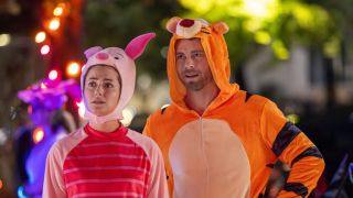 Chicago Med's Sadie and Ripley dressed as Piglet and Tigger in Season 11x05