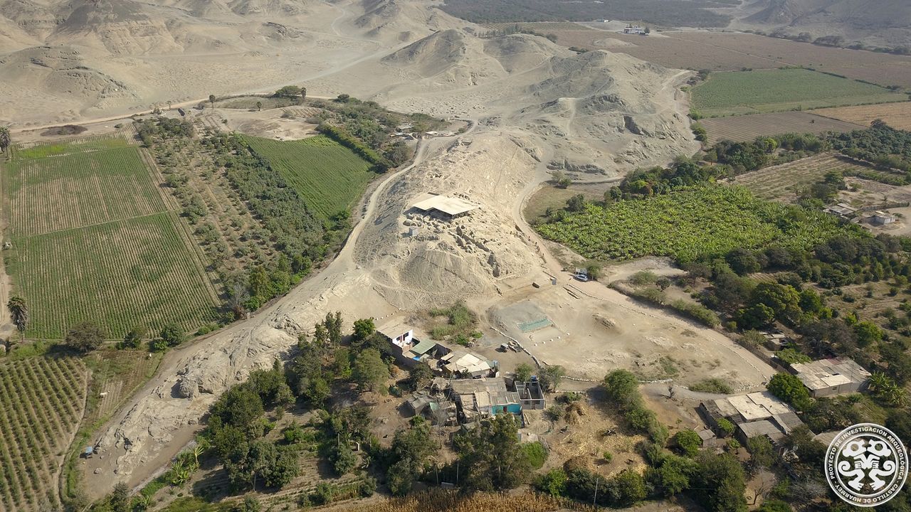 The ancient Wari archaeological site at El Castillo de Huarmey is located about 155 miles (250 kilometers) north of the Peruvian capital Lima, near the coast in the Ancash region.
