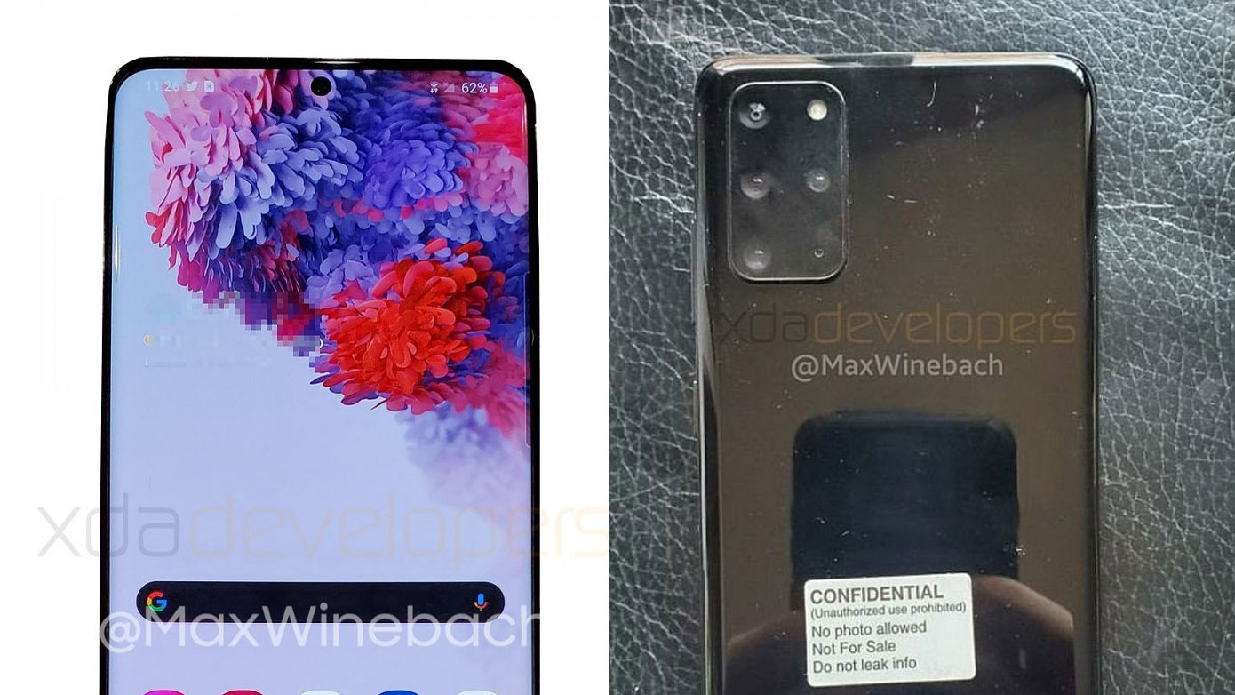 Samsung Galaxy S11 S20 Plus Images Leaked Showing The Phone In Images, Photos, Reviews