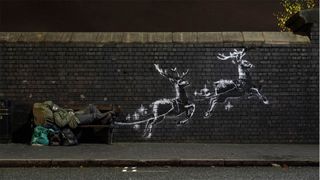 Banksy Reindeer