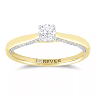 The Forever Diamond 18ct Yellow Gold 0.40ct, was