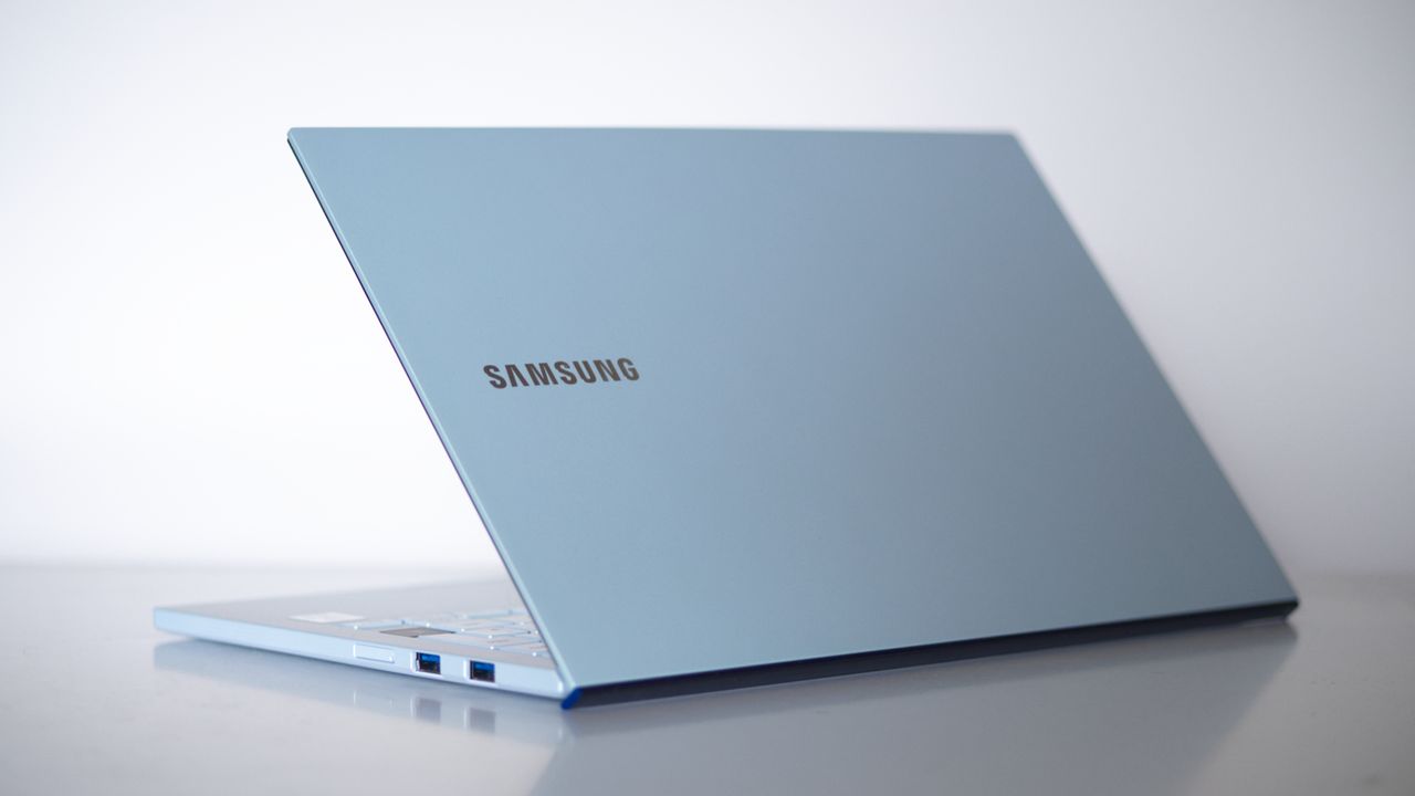 Samsung Galaxy Book Ion - rear three quarter view