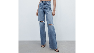 best ripped jeans for women - Zara