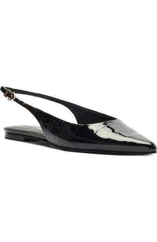 Paola Slingback Pointed Toe Ballet Flat