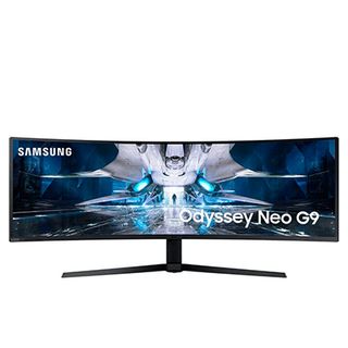 Product shot of Samsung Odyssey Neo 9, one of the best ultrawide monitors