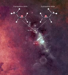 chiral molecule essential for life found in space