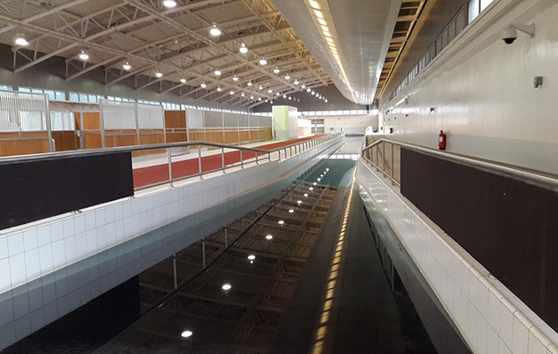 A 50m swimming pool for endurance horses