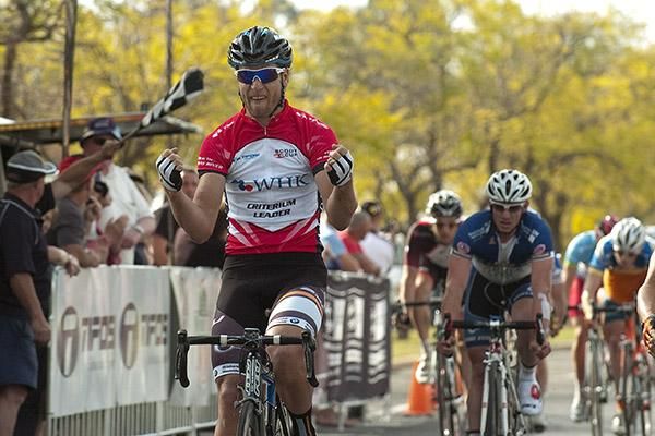 Super K: Ben Kersten (Swan Hill Heart of the Murray) takes out another stage of the tour in Red Cliffs near Mildura.