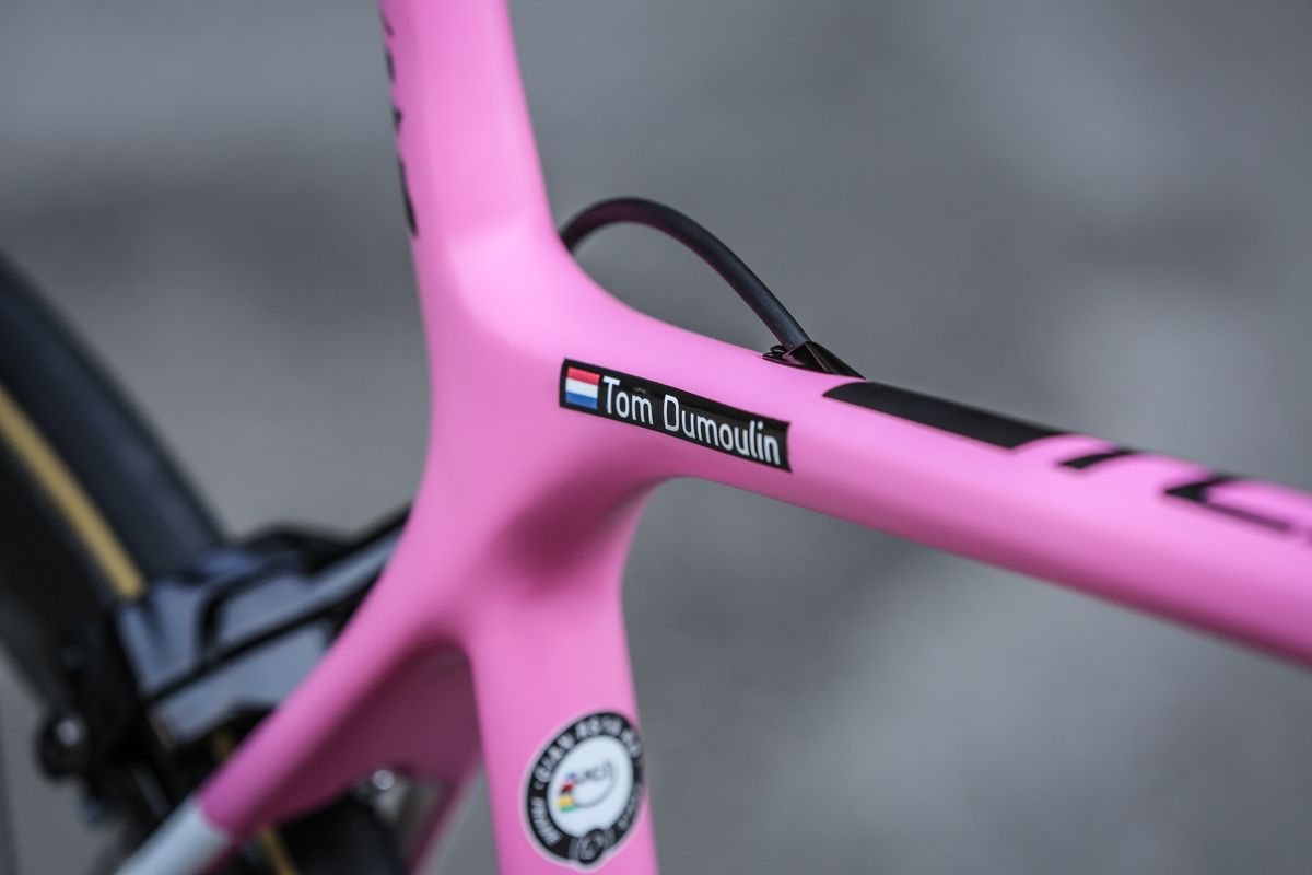 Just in case there was any wonder who the bike belonged to