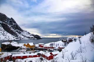 The Nusfjord Arctic Resort, Norway - a village resort with a stunning view.