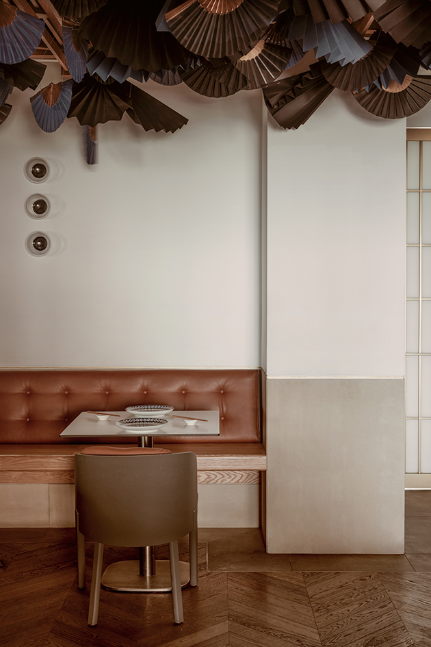 Ora restaurant seating, Kuwait City, Kuwait