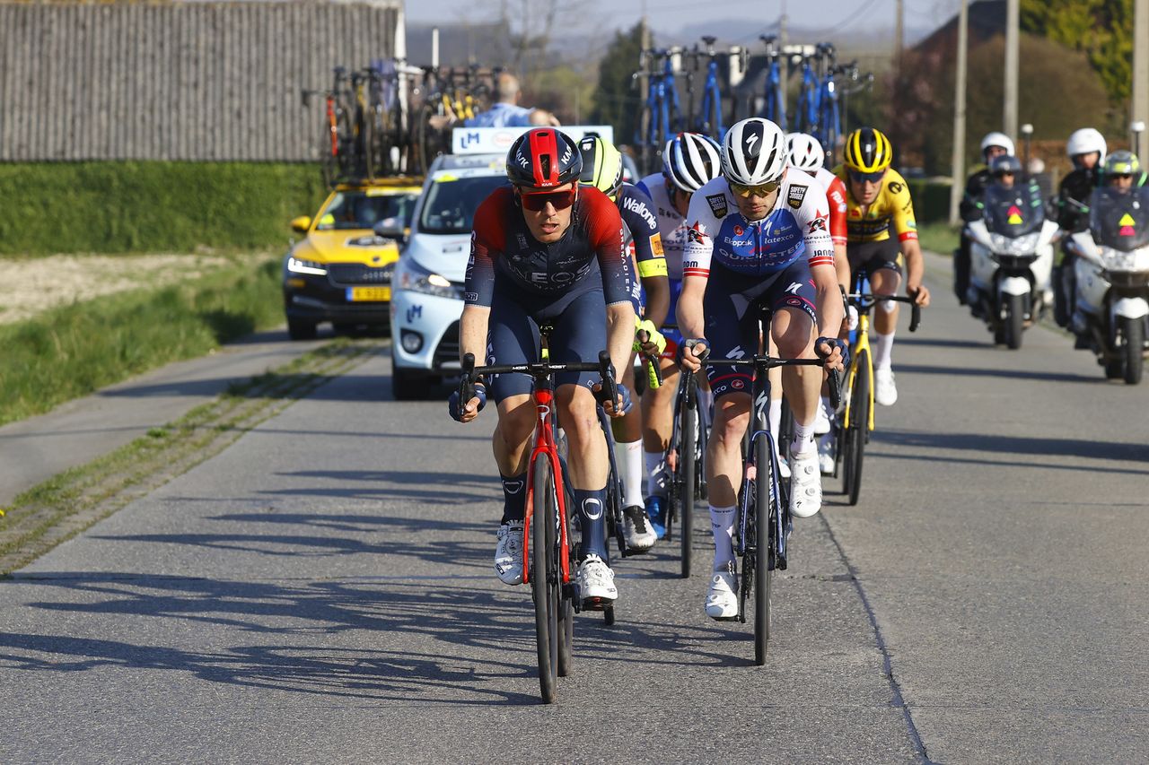 E3 Saxo Bank Classic 2022 65th Edition Harelbeke Harelbeke 2039 km 25032022 Luke Rowe GBR INEOS Grenadiers photo Luca BettiniSprintCyclingAgency2022