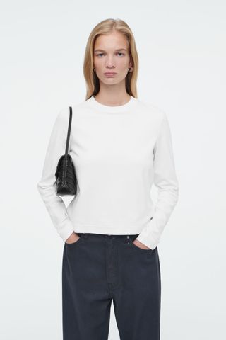 Clean Cut Regular Long-Sleeved T-Shirt