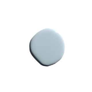 light blue paint sample dollop