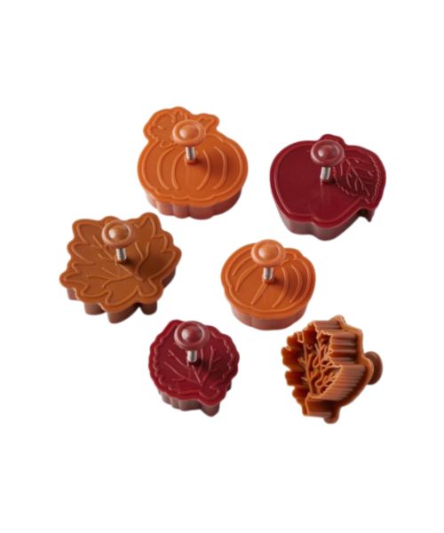 Williams Sonoma Fall Pie Punches, Set of 6
