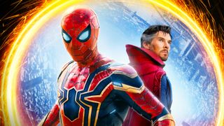 Spider-Man and Doctor Strange in marketing material for Spider-Man: No Way Home