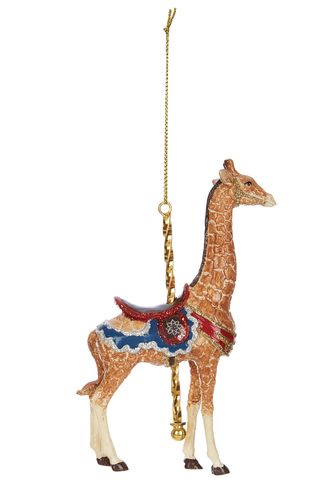 Resin carousel giraffe bauble, £14.95, Liberty.