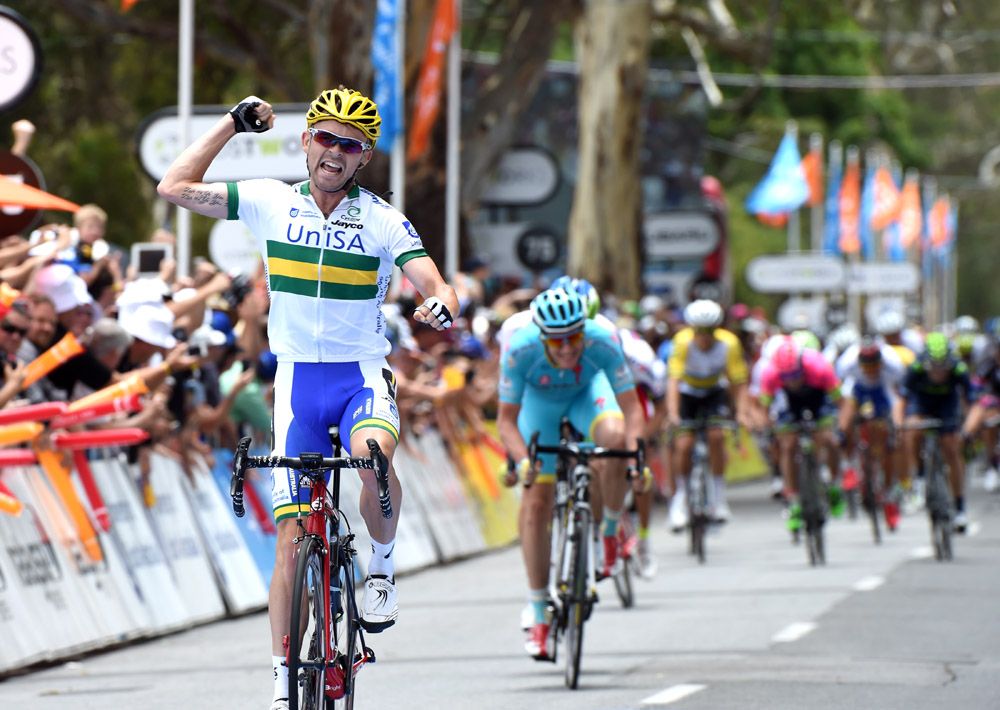 Jack Bobridge wins stage one of the Tour Down Under Cycling Weekly