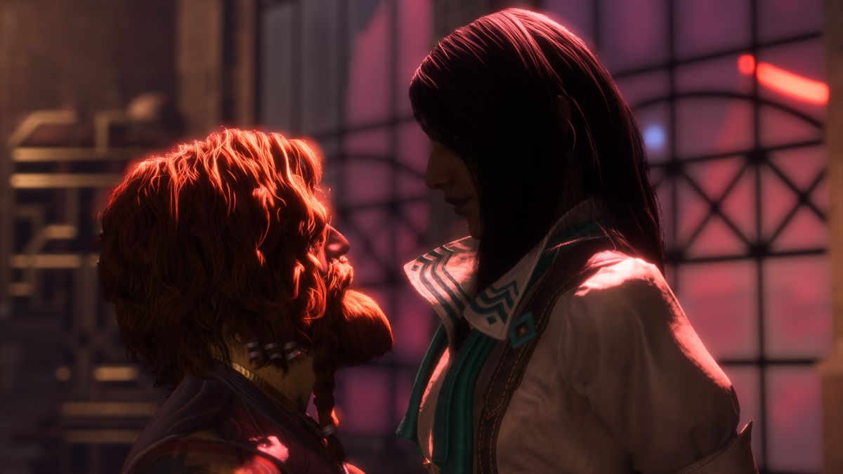 Dragon Age: The Veilguard Neve kiss