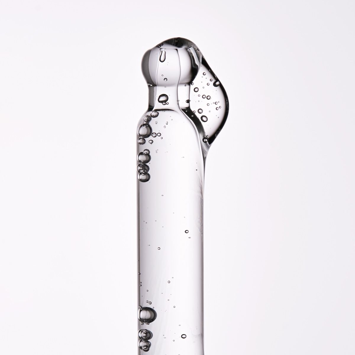 Pipette containing clear liquid